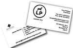 Raised Ink Business Card - One Color